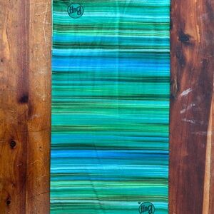 Buff Multicolor Striped Headwear